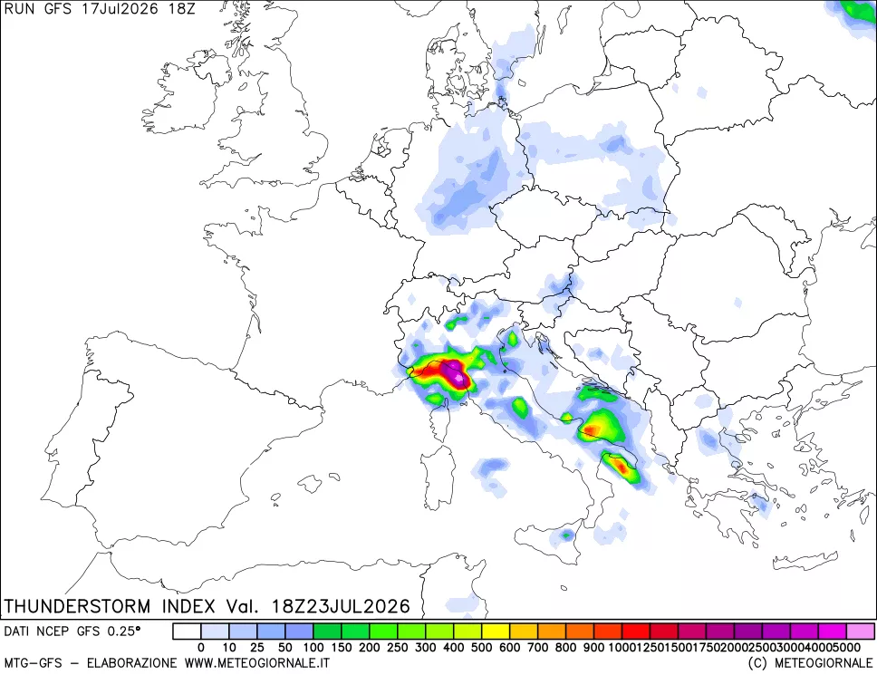 mappa Indice Temporali (TSI)