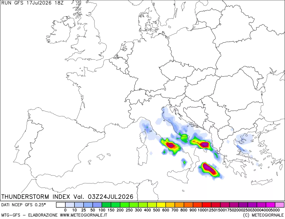 mappa Indice Temporali (TSI)