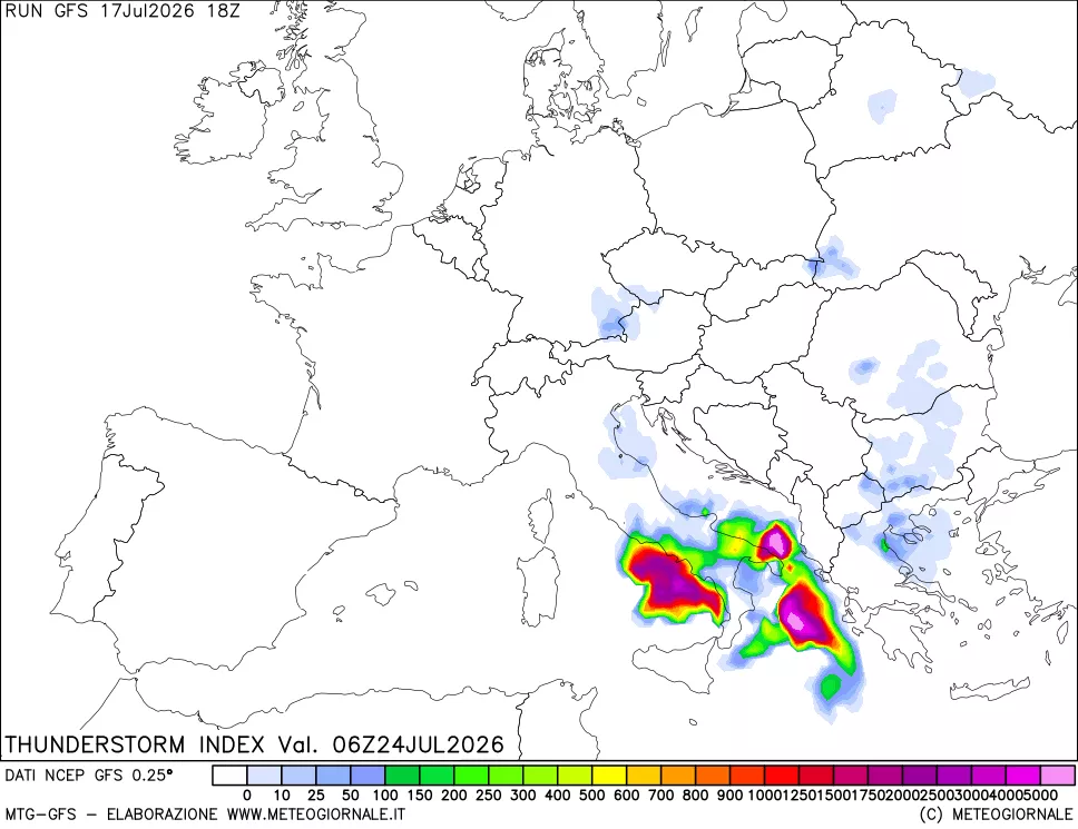 mappa Indice Temporali (TSI)
