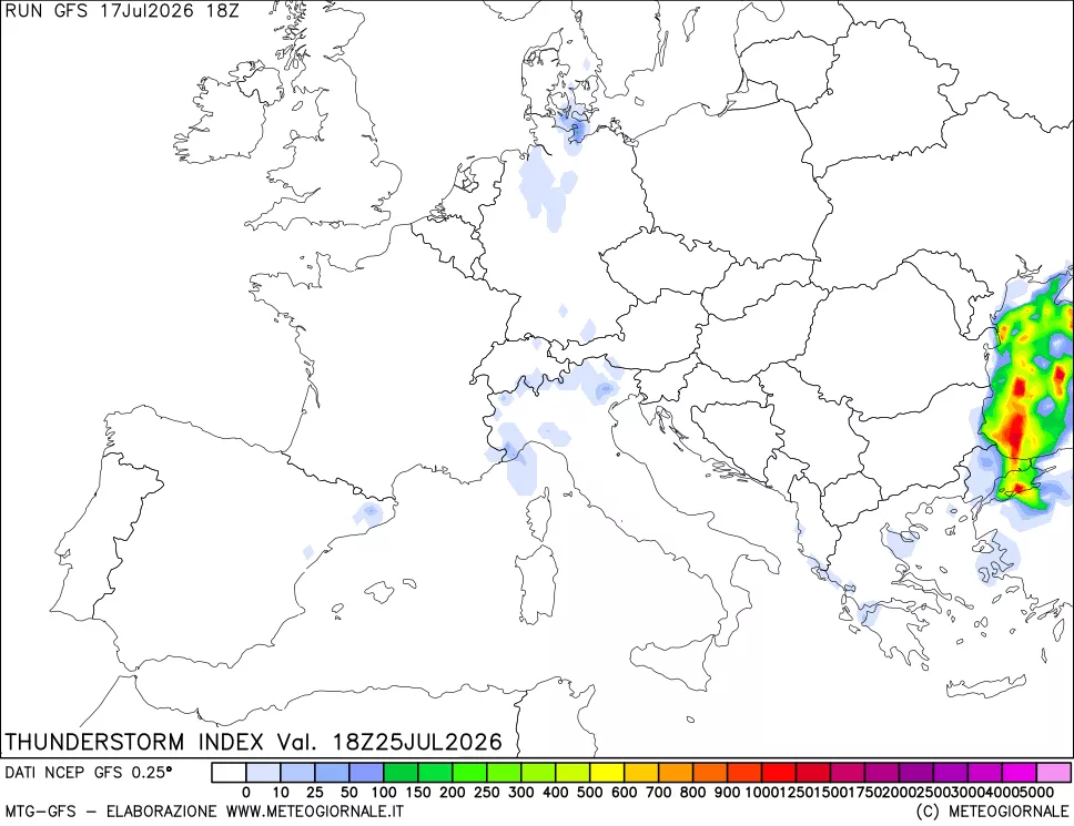 mappa Indice Temporali (TSI)