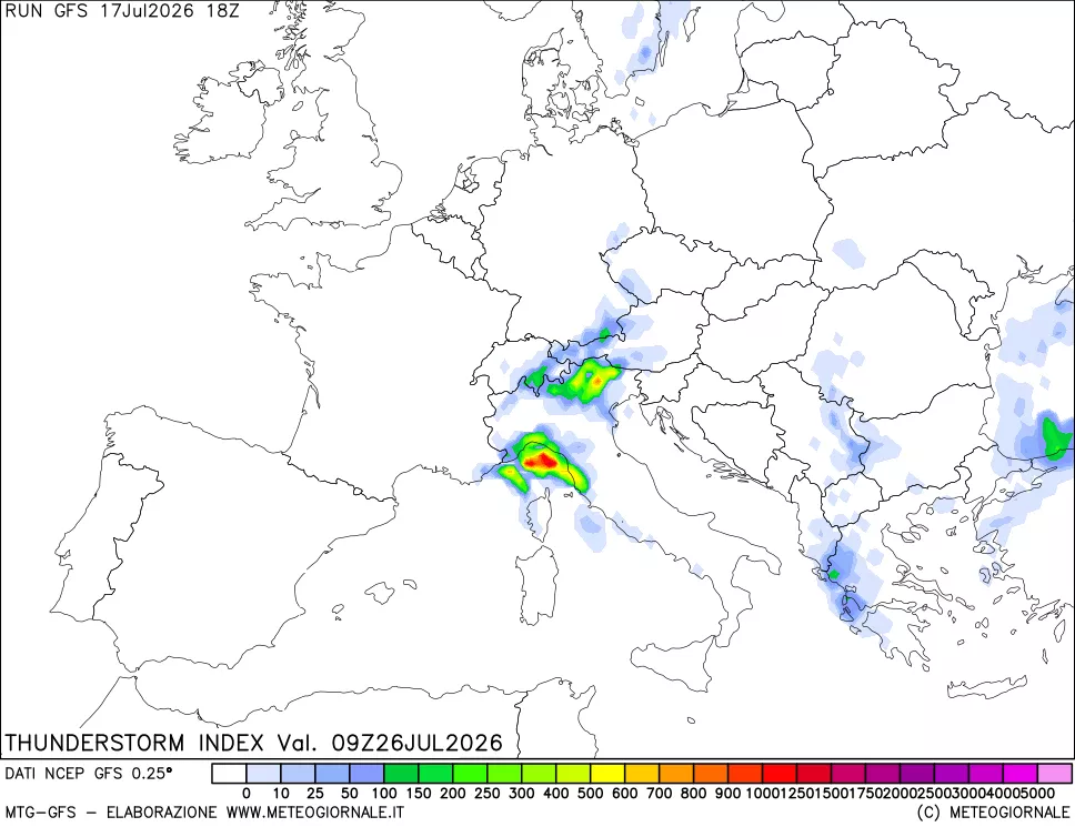 mappa Indice Temporali (TSI)