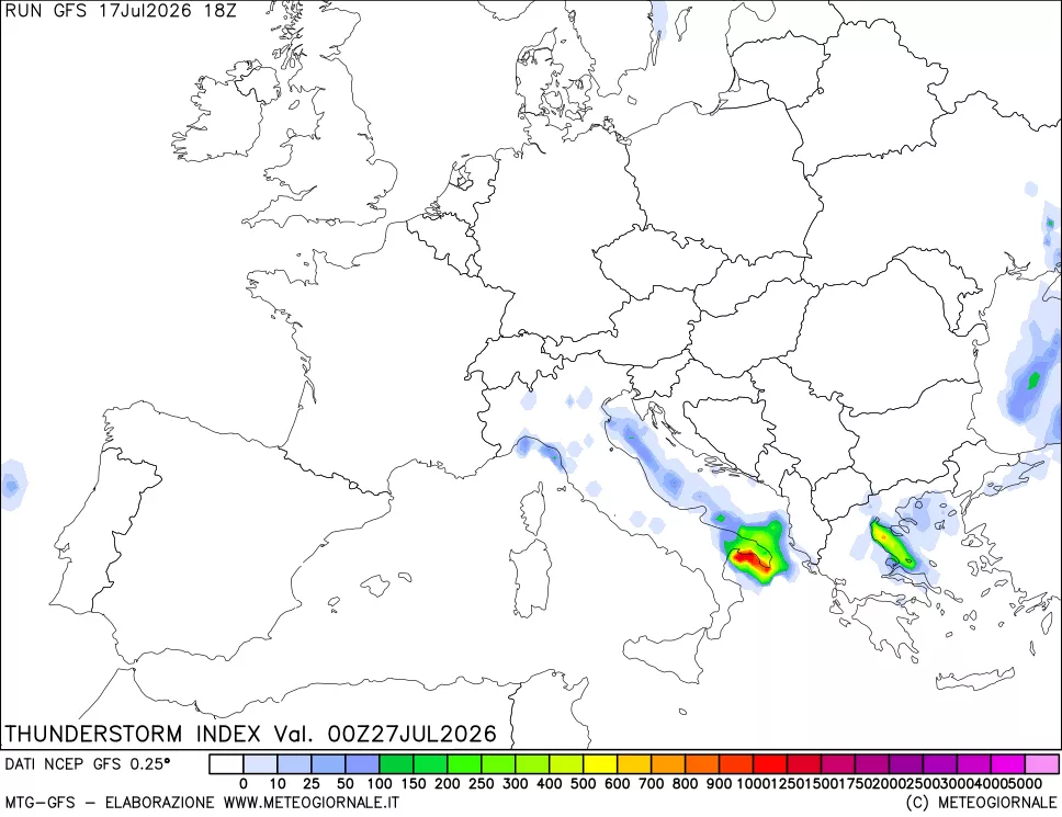 mappa Indice Temporali (TSI)