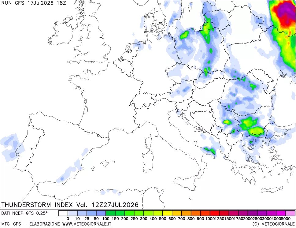 mappa Indice Temporali (TSI)