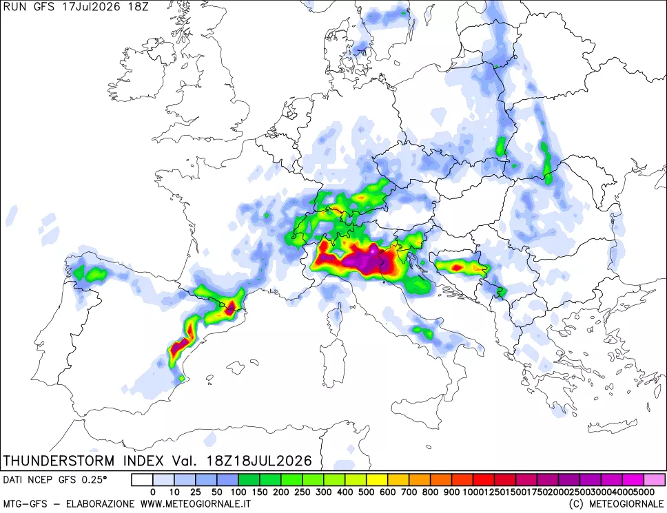 mappa Indice Temporali (TSI)