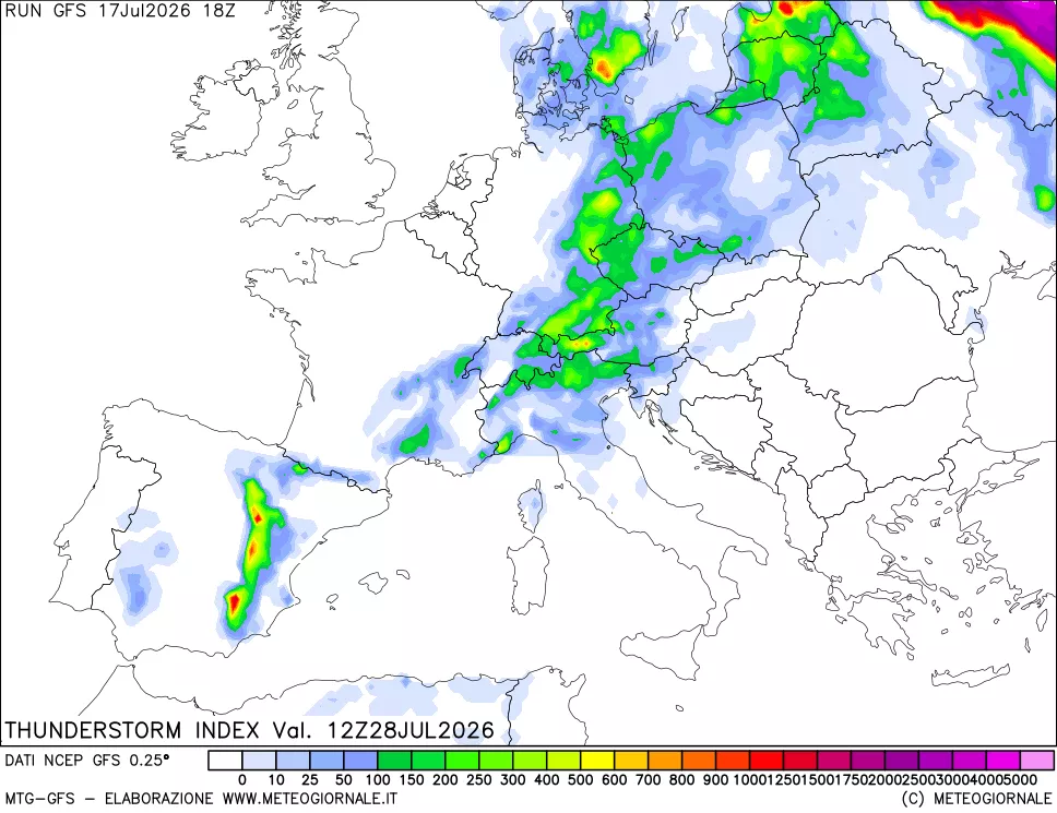 mappa Indice Temporali (TSI)