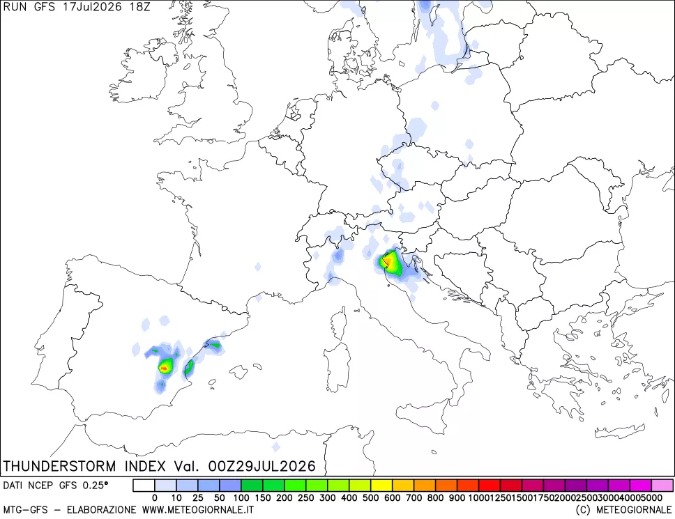 mappa Indice Temporali (TSI)