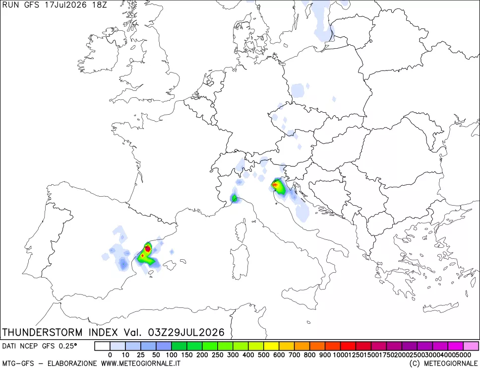 mappa Indice Temporali (TSI)