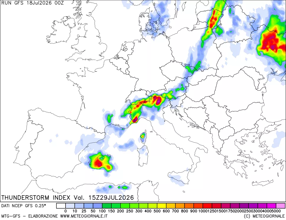 mappa Indice Temporali (TSI)
