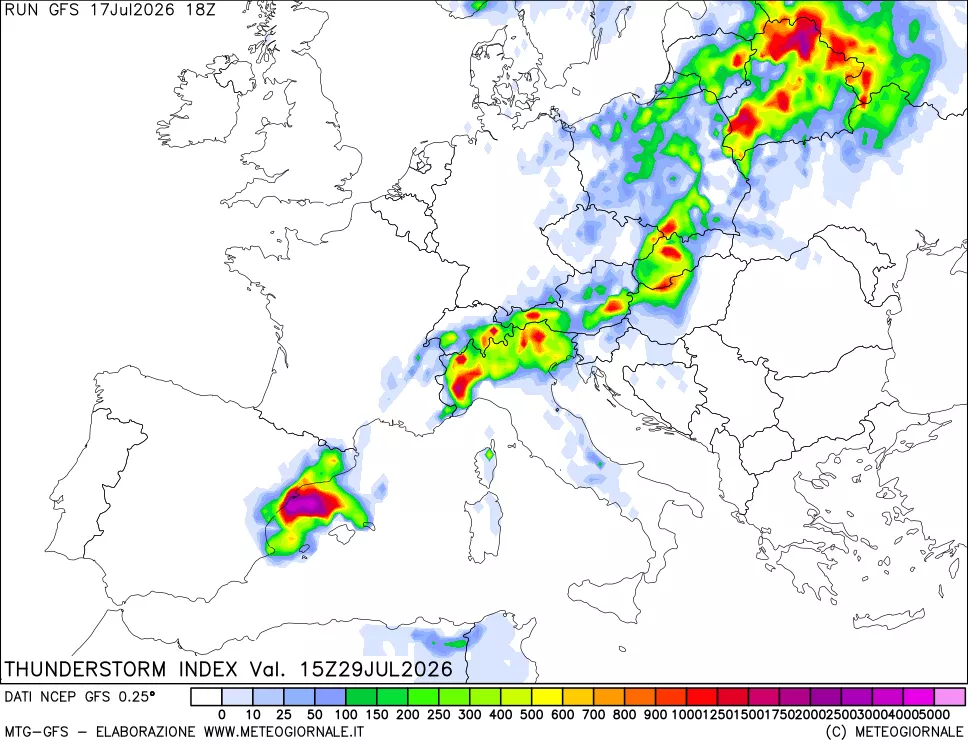 mappa Indice Temporali (TSI)