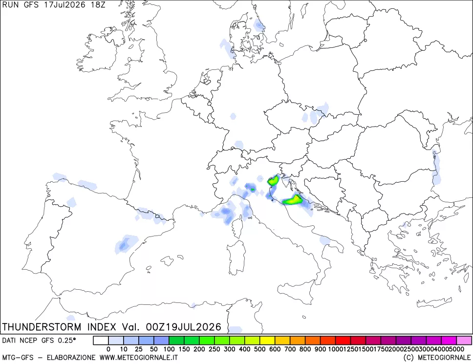 mappa Indice Temporali (TSI)