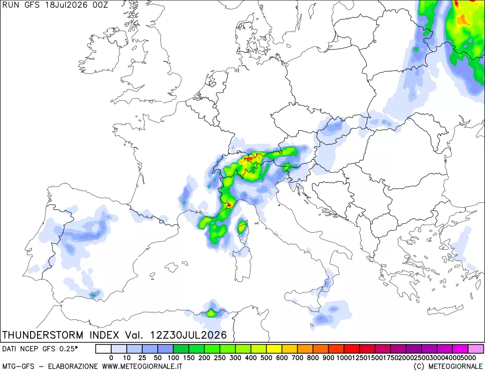 mappa Indice Temporali (TSI)