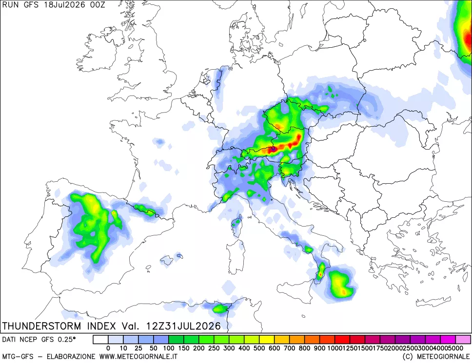 mappa Indice Temporali (TSI)