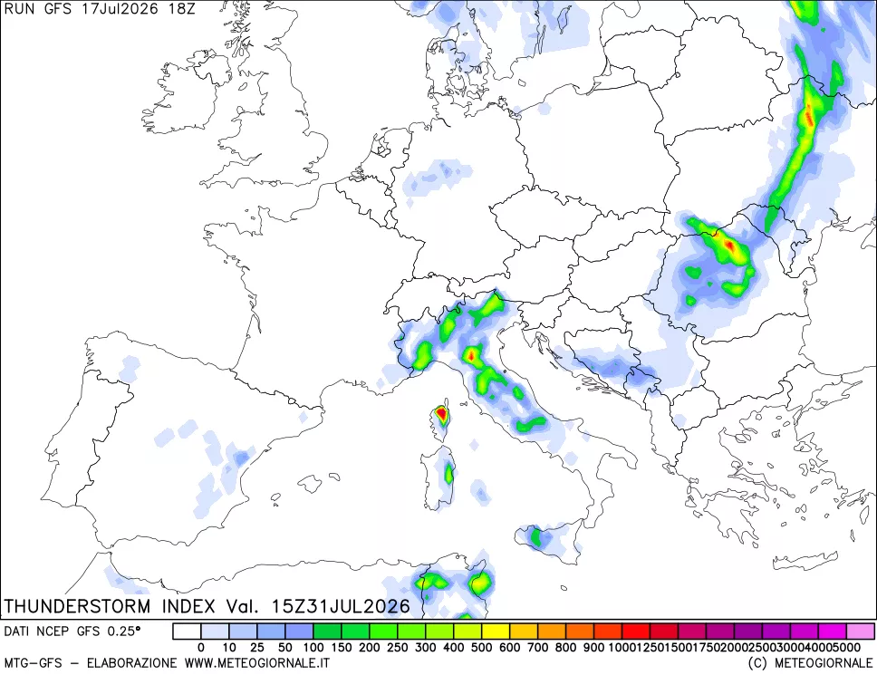 mappa Indice Temporali (TSI)