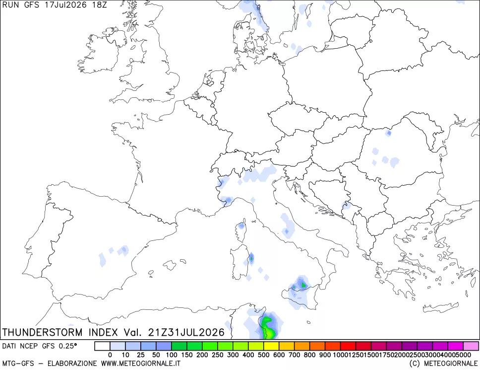 mappa Indice Temporali (TSI)