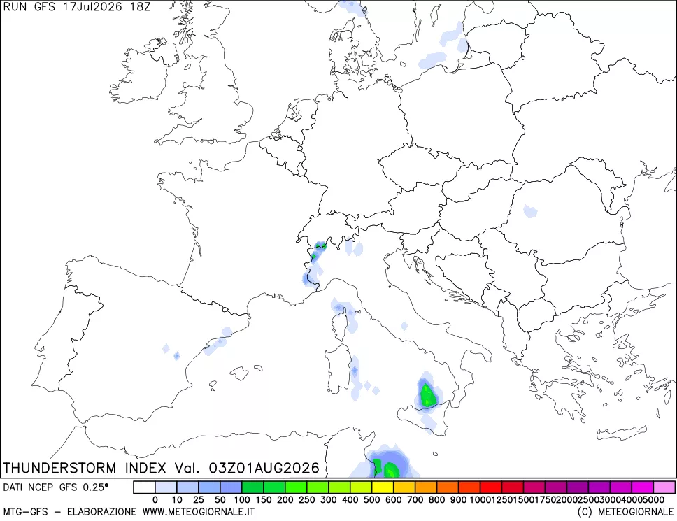 mappa Indice Temporali (TSI)