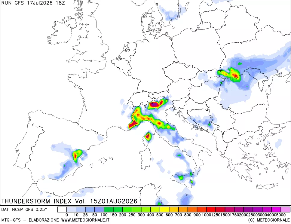 mappa Indice Temporali (TSI)