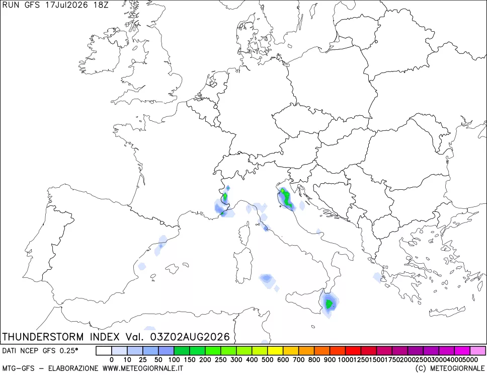 mappa Indice Temporali (TSI)