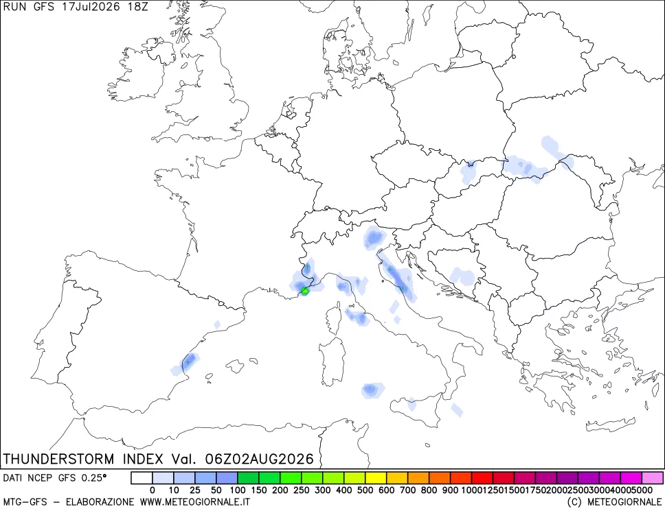 mappa Indice Temporali (TSI)