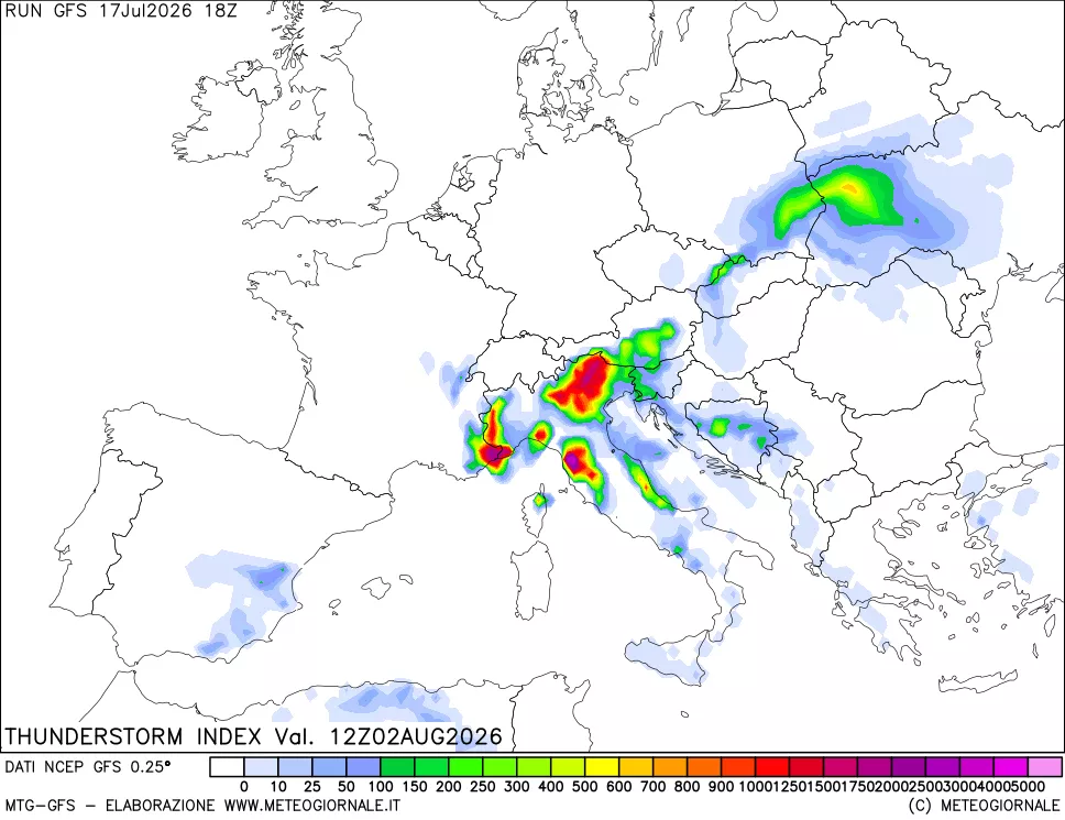 mappa Indice Temporali (TSI)