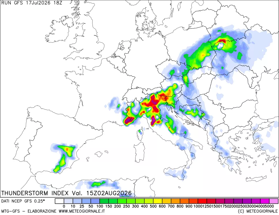 mappa Indice Temporali (TSI)