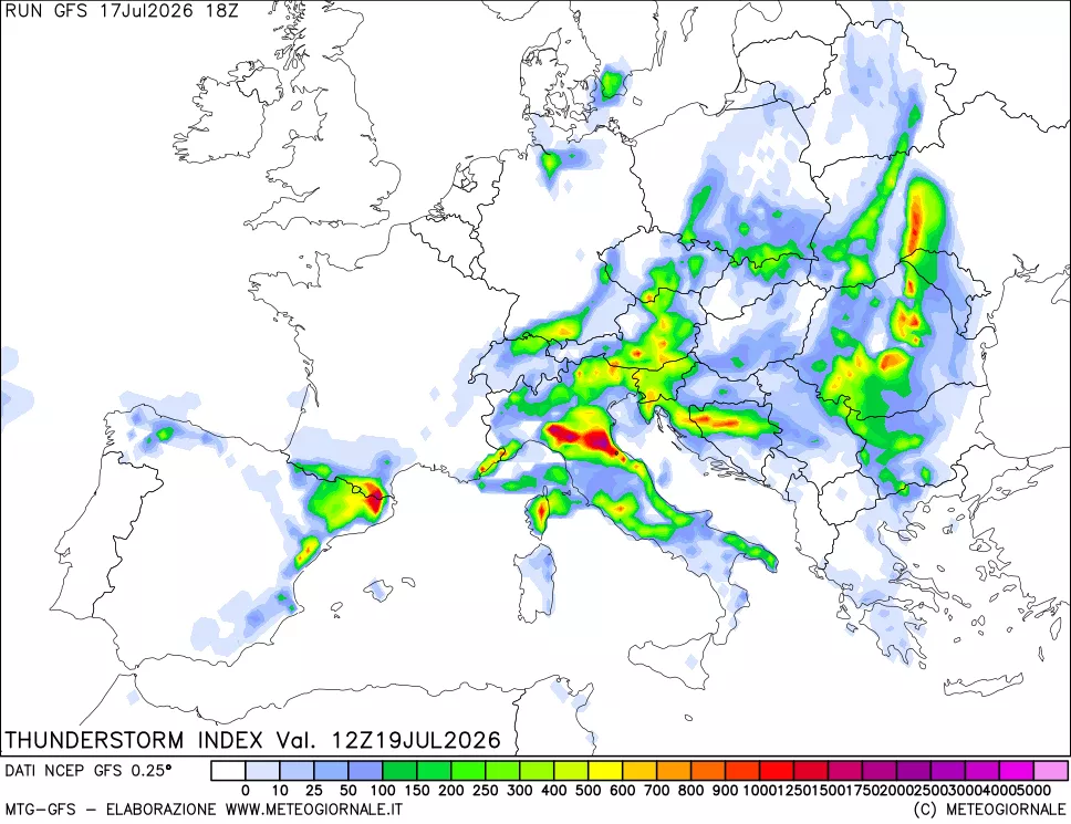 mappa Indice Temporali (TSI)