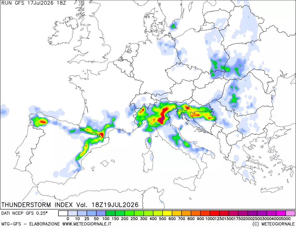 mappa Indice Temporali (TSI)