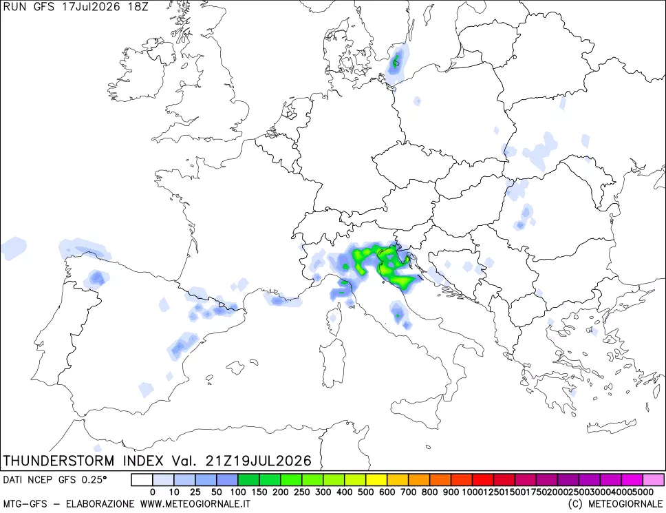 mappa Indice Temporali (TSI)