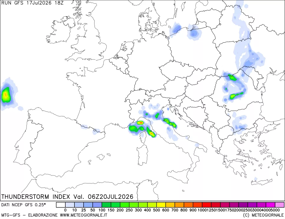 mappa Indice Temporali (TSI)