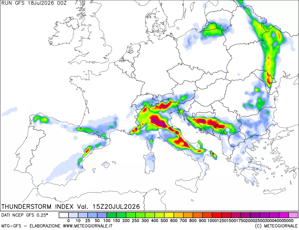 mappa Indice Temporali (TSI)