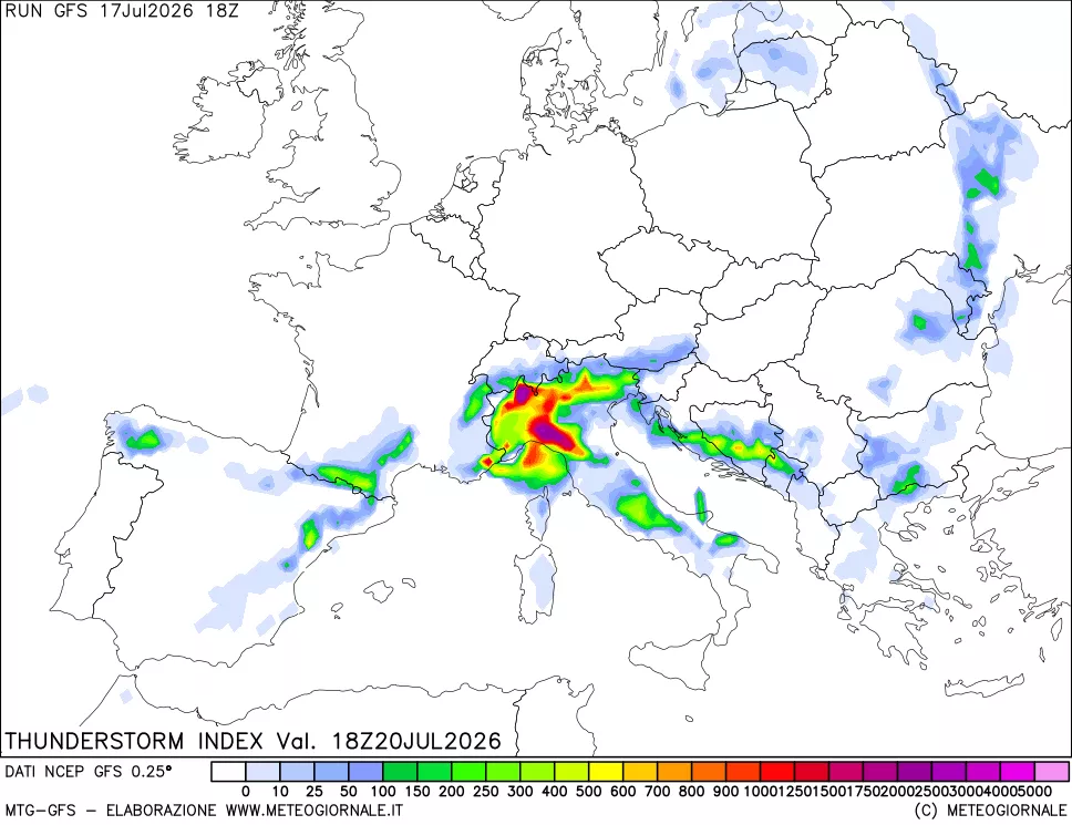 mappa Indice Temporali (TSI)