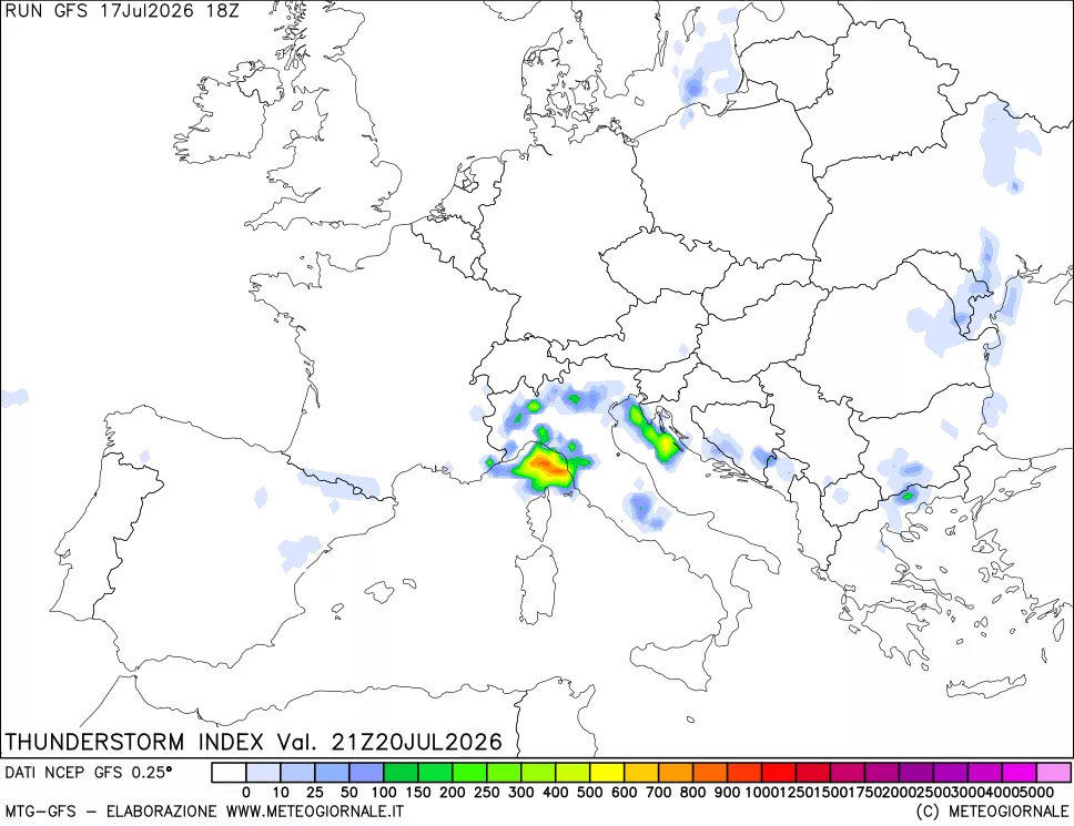 mappa Indice Temporali (TSI)