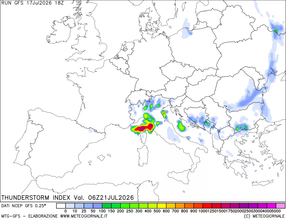 mappa Indice Temporali (TSI)