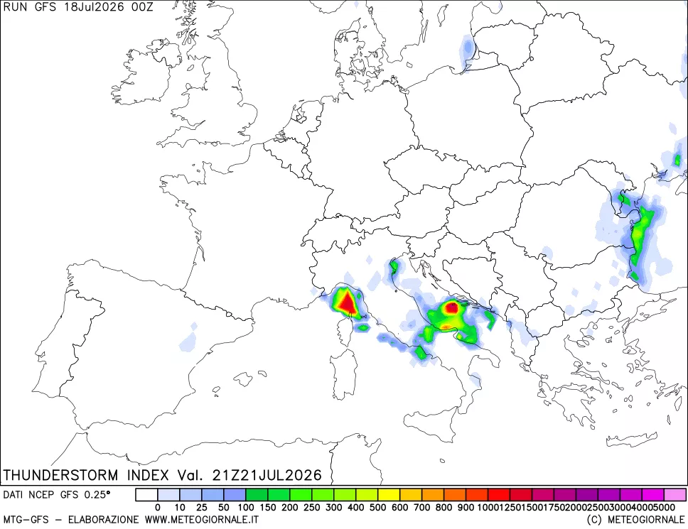 mappa Indice Temporali (TSI)