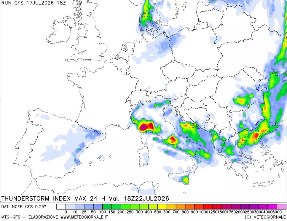 mappa TSI Max 24 ore