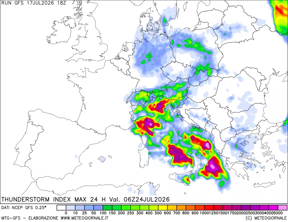 mappa TSI Max 24 ore