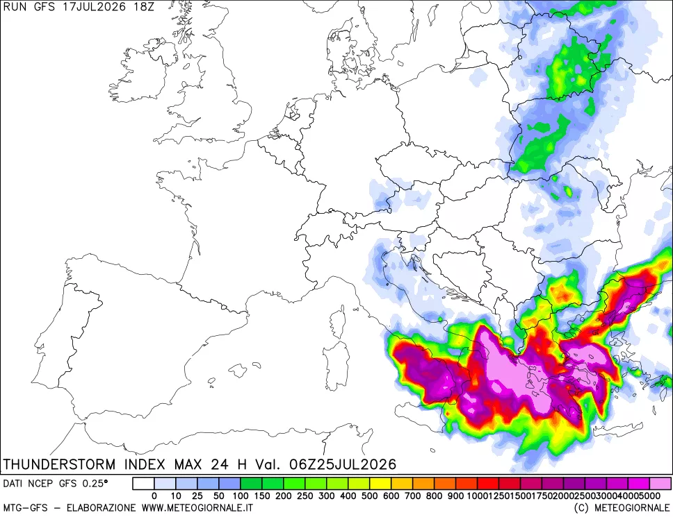 mappa TSI Max 24 ore