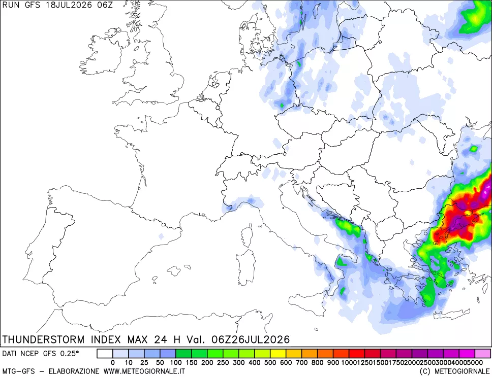 mappa TSI Max 24 ore