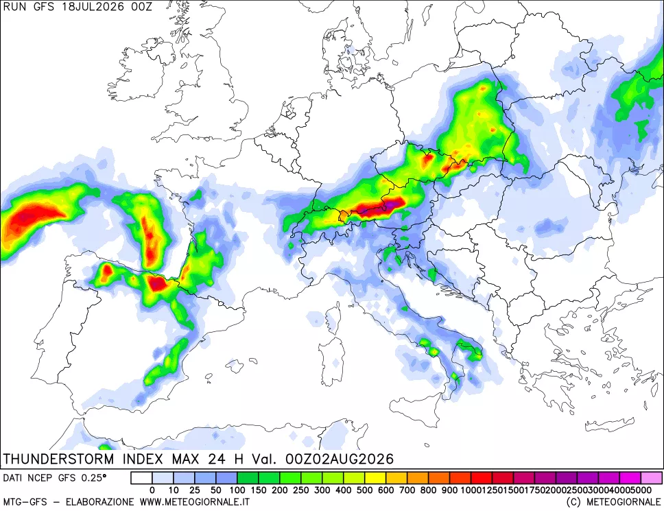 mappa TSI Max 24 ore