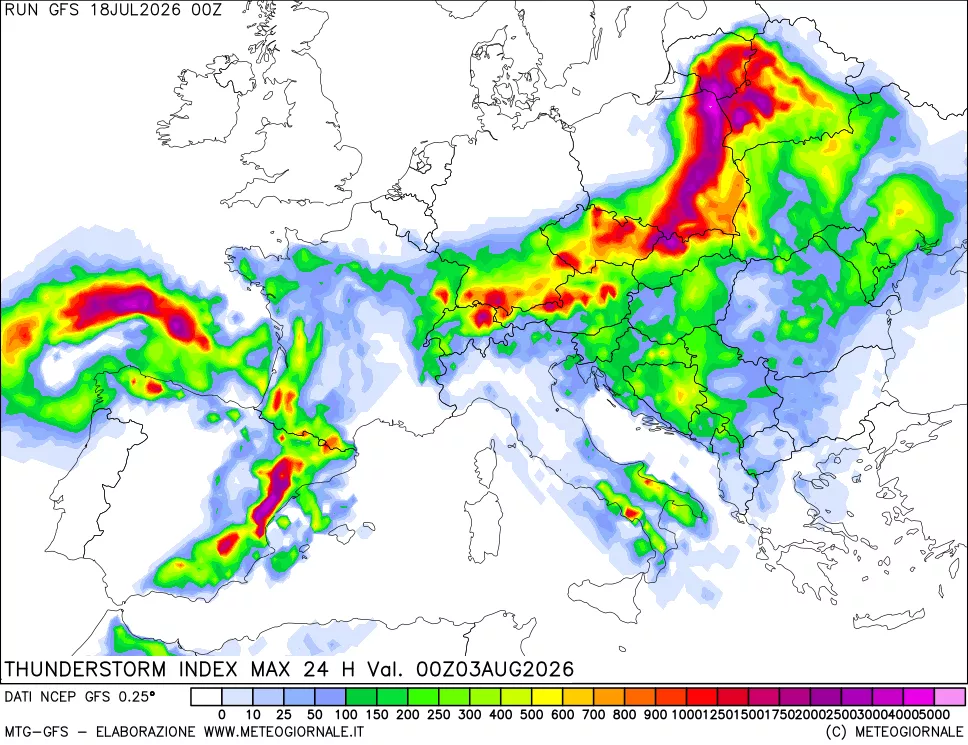 mappa Indice Temporali massimo 24 ore