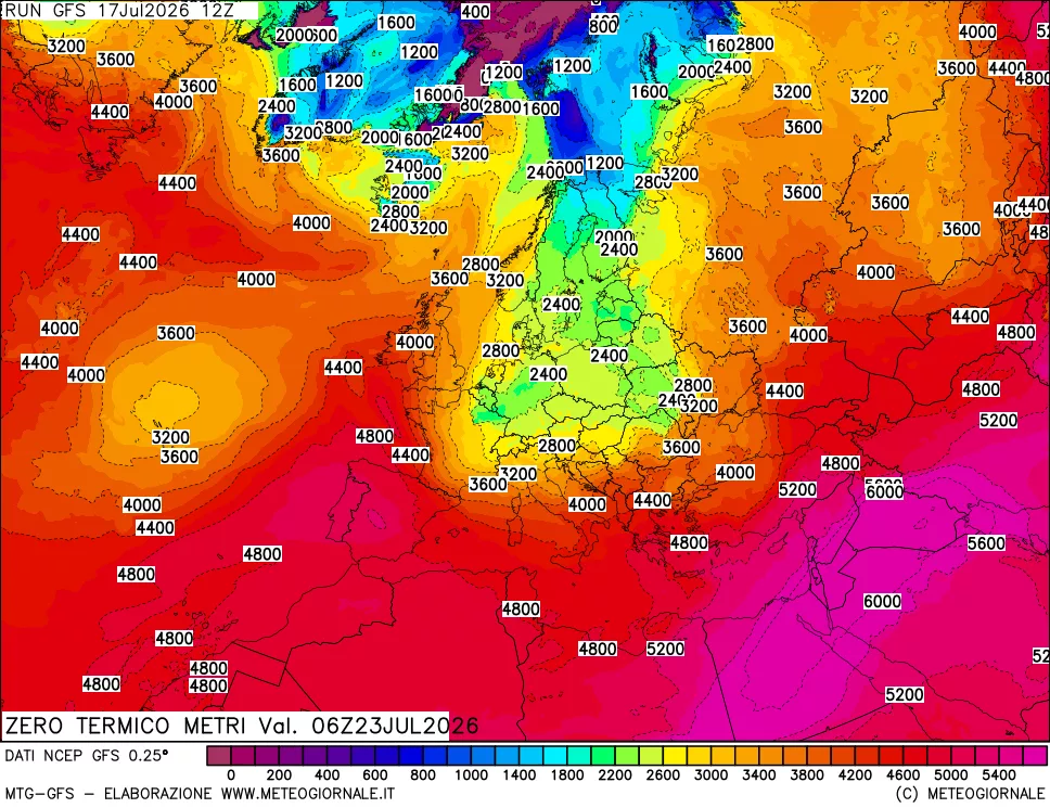 mappa Quota Zero Termico