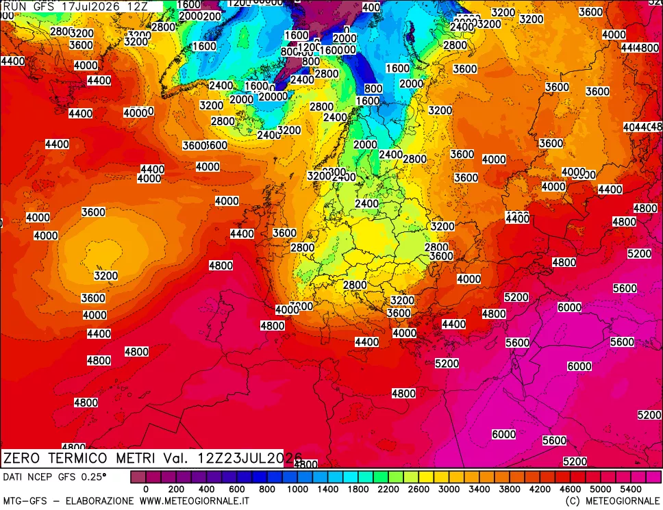 mappa Quota Zero Termico