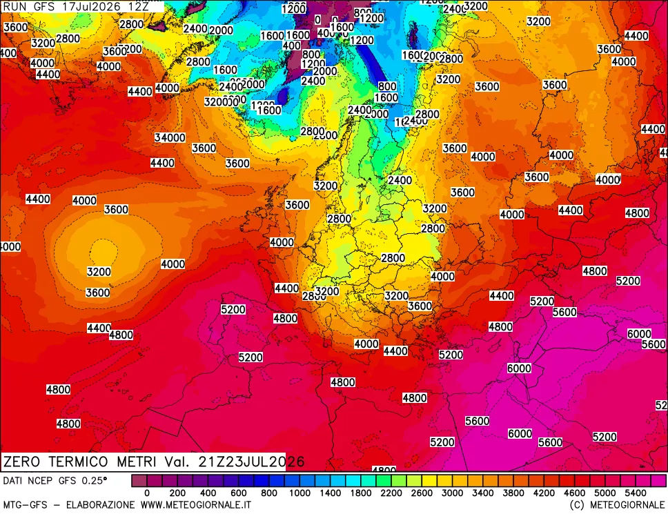 mappa Quota Zero Termico