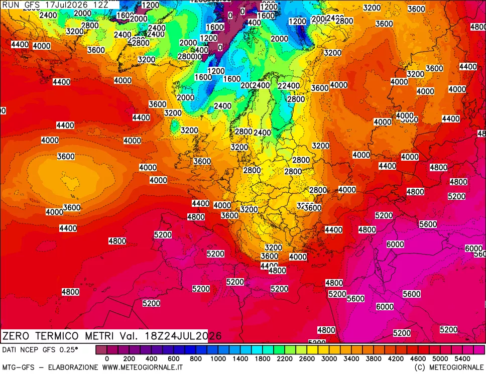 mappa Quota Zero Termico