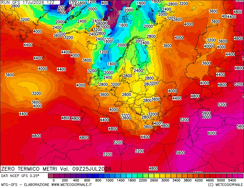 mappa Quota Zero Termico