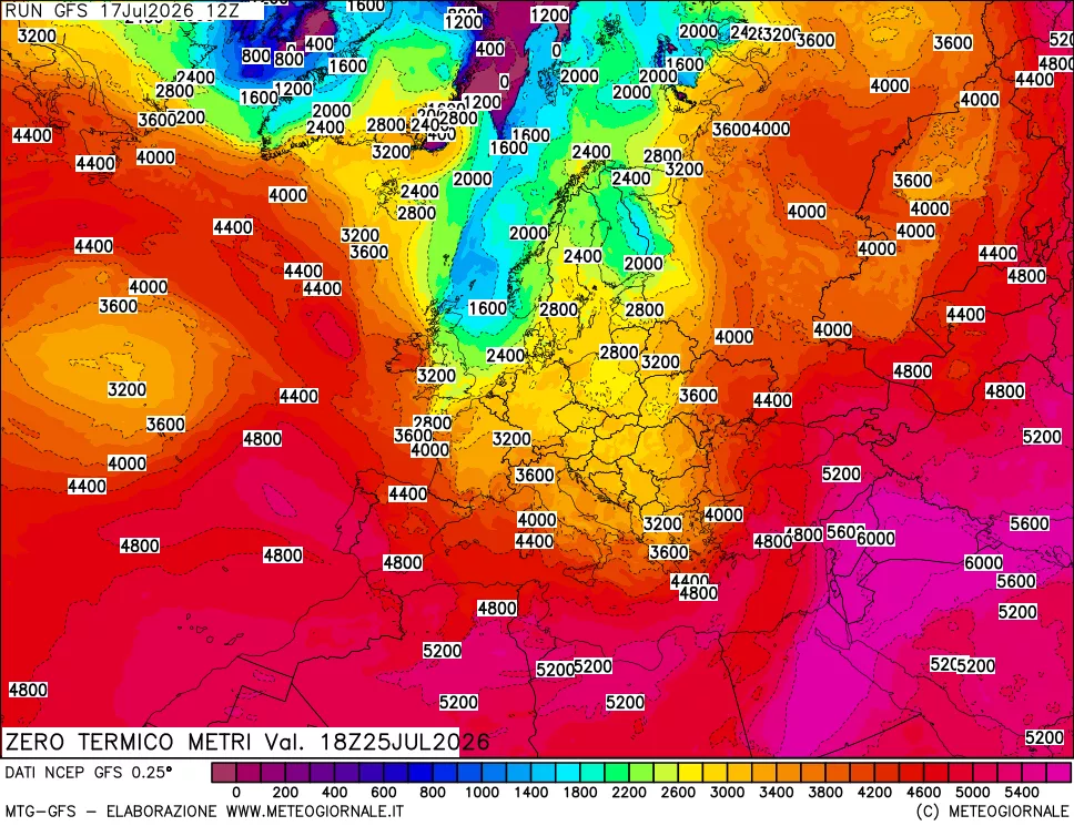 mappa Quota Zero Termico