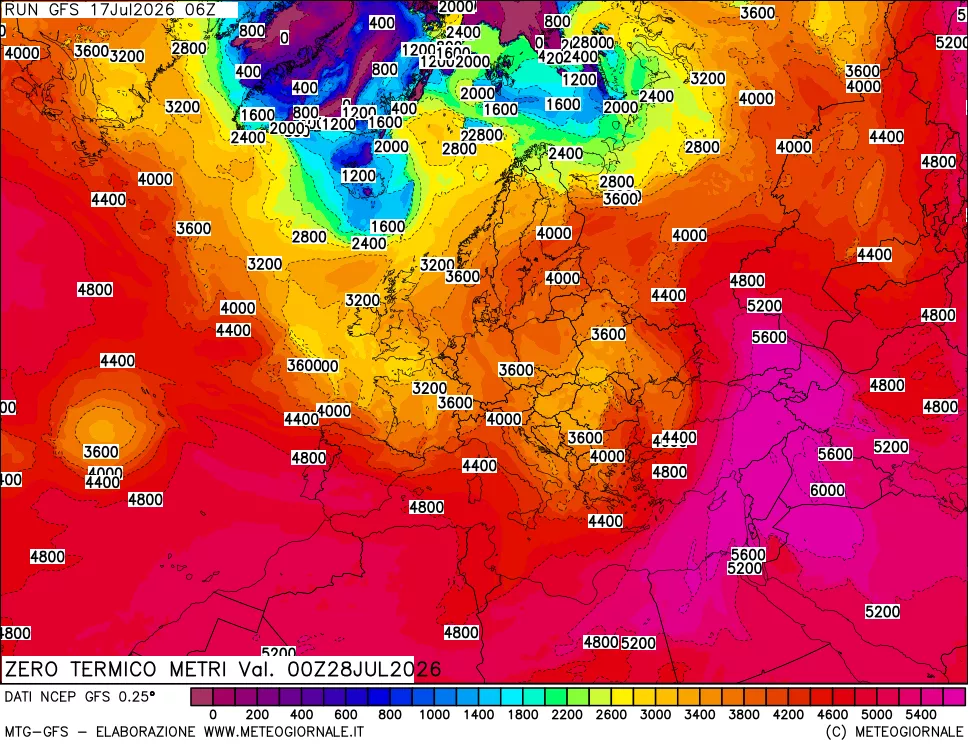 mappa Quota Zero Termico