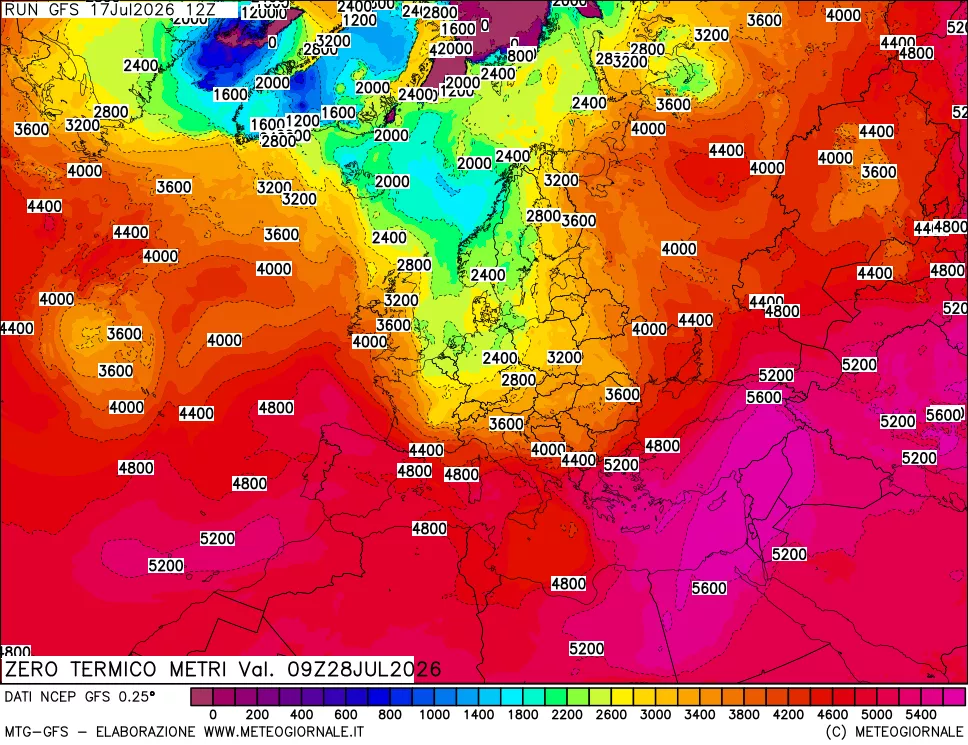 mappa Quota Zero Termico
