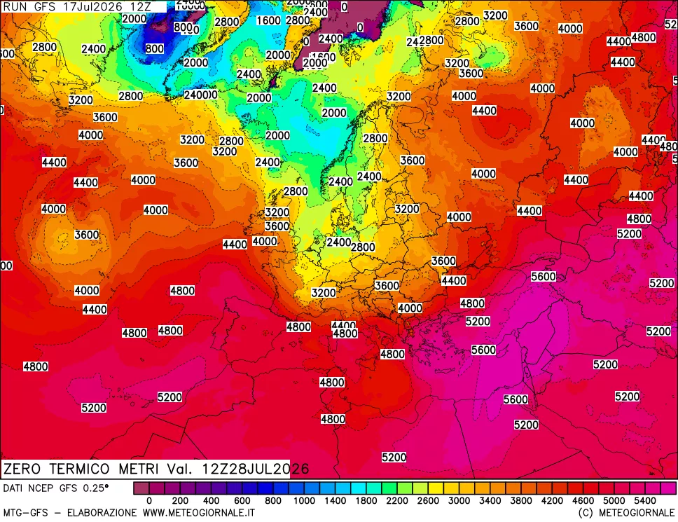 mappa Quota Zero Termico