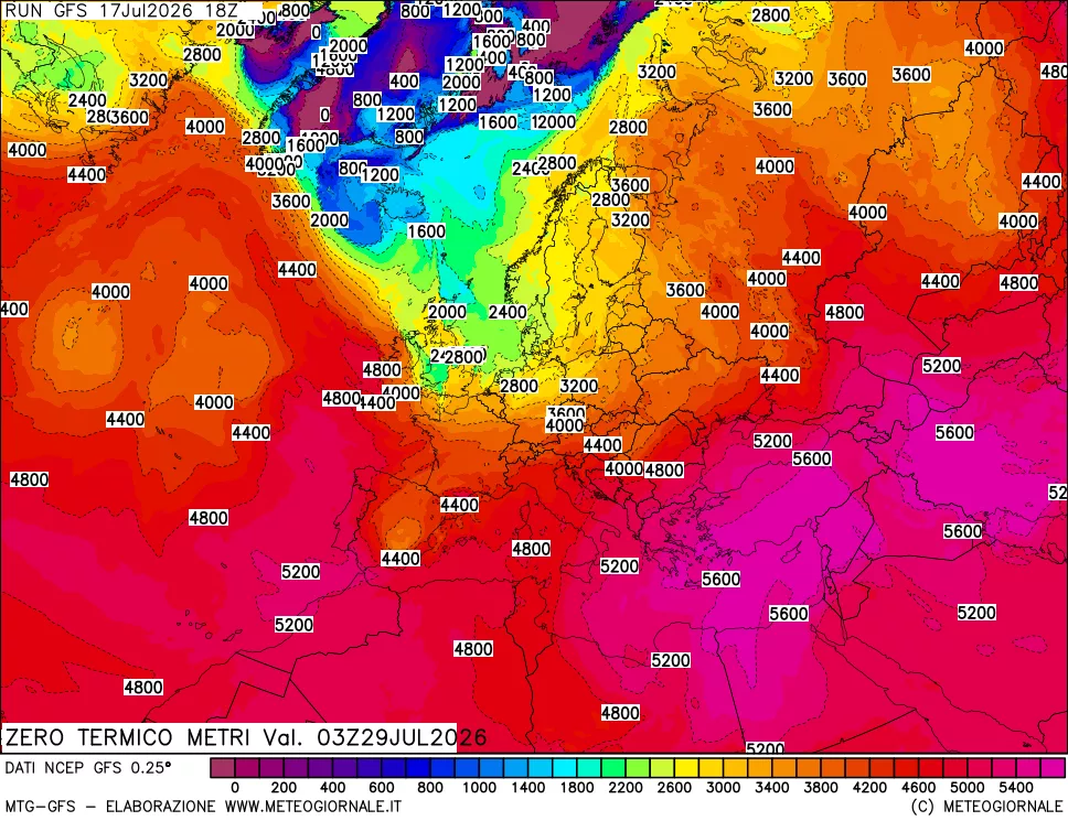 mappa Quota Zero Termico