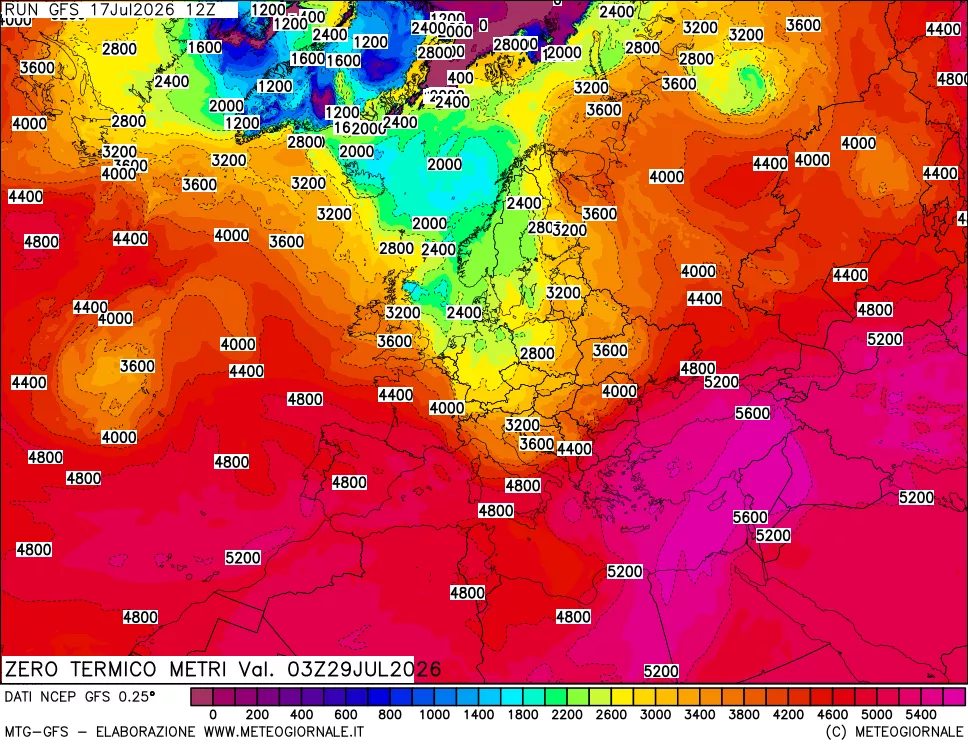 mappa Quota Zero Termico